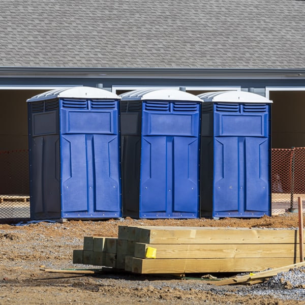 are there any restrictions on what items can be disposed of in the porta potties in Dayton